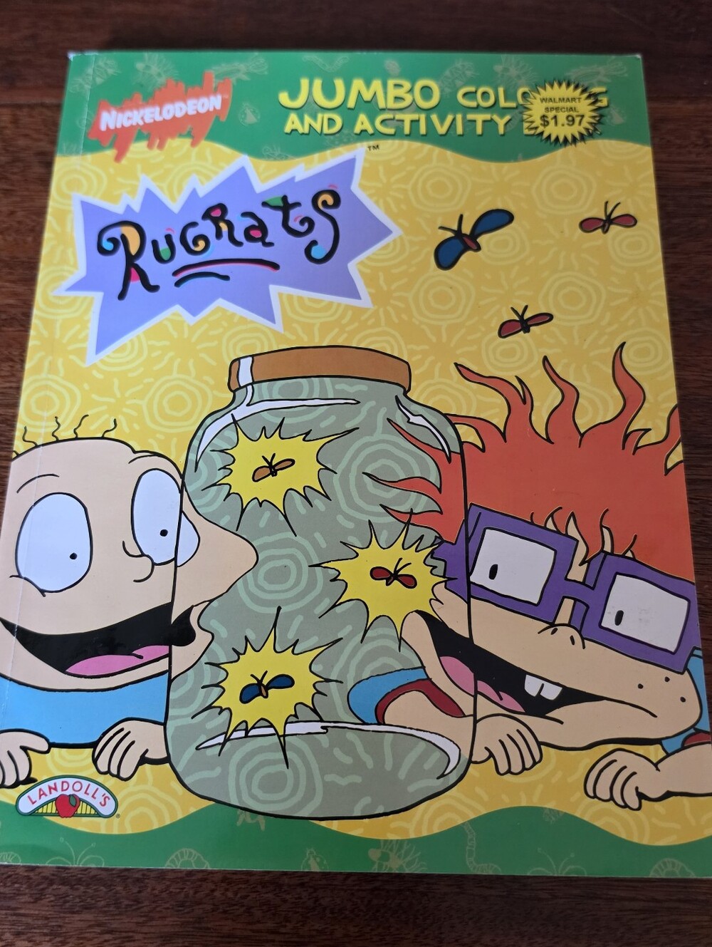Rugrats Jumbo Coloring And Activity Book Nickelodeon Landoll Vintage 1997